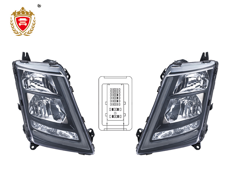 FH4 HALOGEN BLACK MANUAL HEAD LAMP