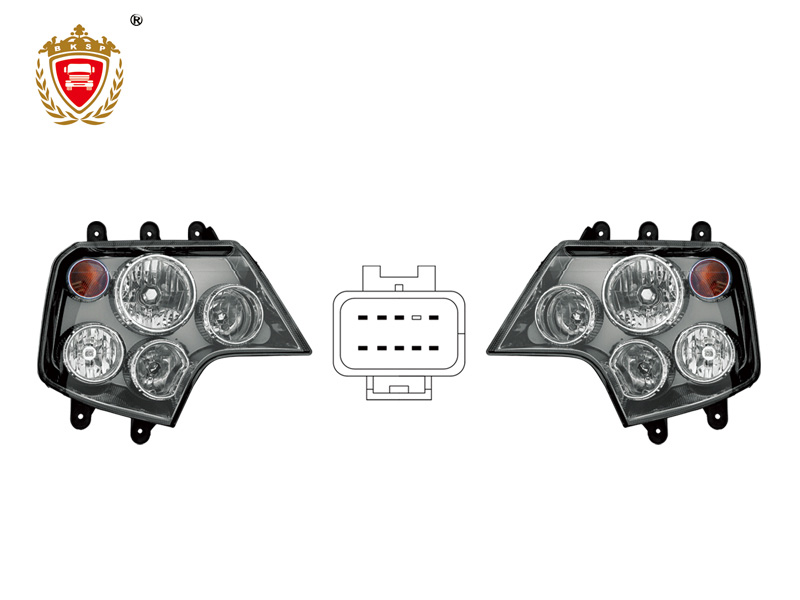 HOWO A7/T7 Halogen Headlight(Black)